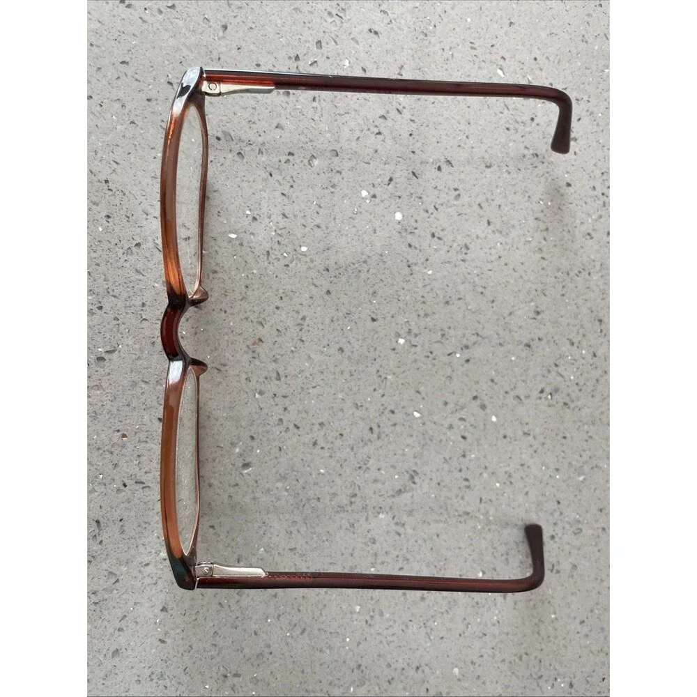 ROMCO 4 1/2- 5 3/4 Eyeglasses Brown Square Frames ONLY Full rim